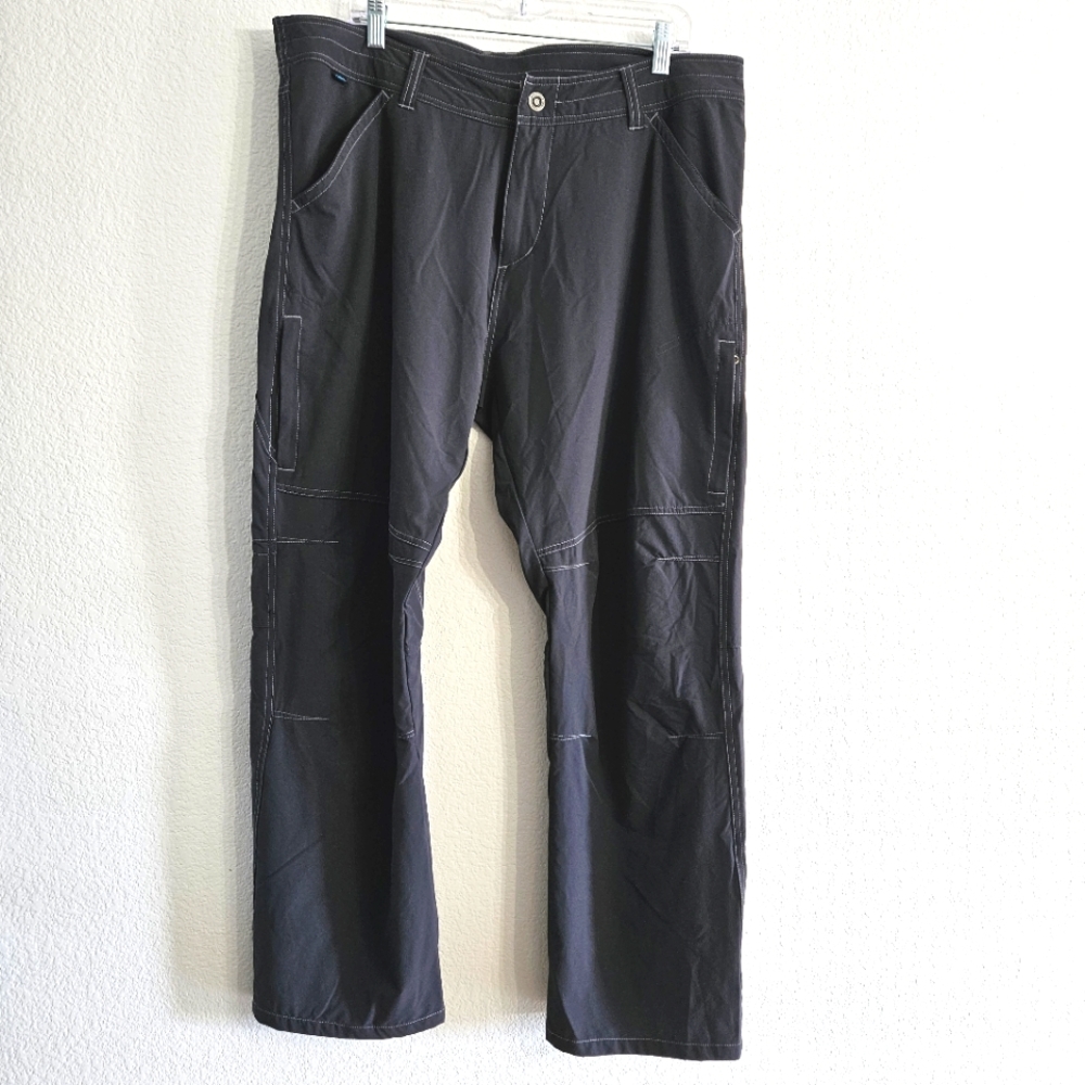 Kuhl Mens Hiking Cargo Outdoor Pants Size 38×30 Grey Zippered Pockets